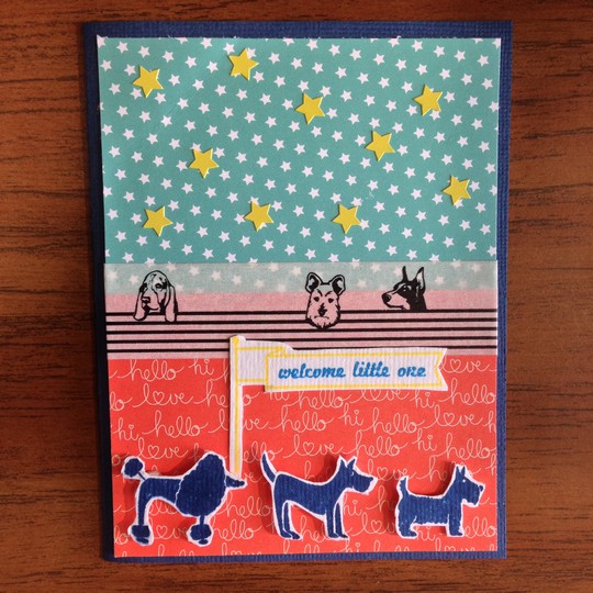 Welcome Little One - New Puppy Card