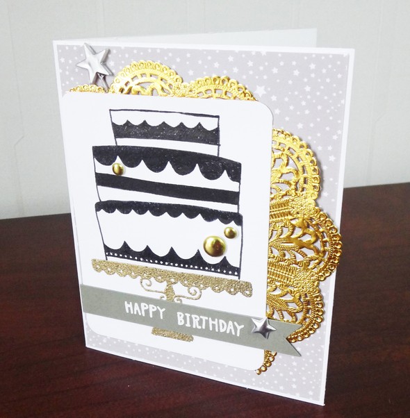 Wonky Cake Card by onestepfay gallery