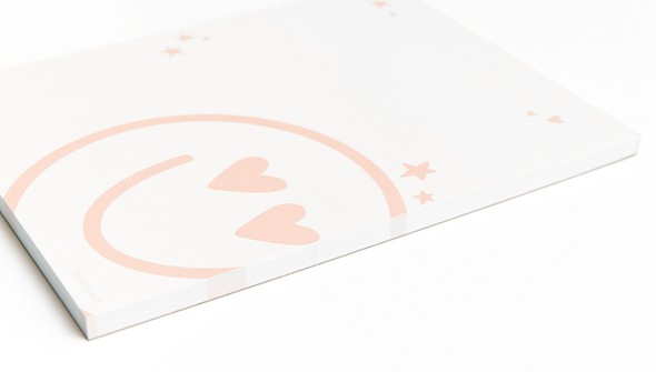 Heart Eyes Smiley Notepad gallery