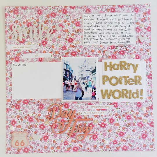 Harry potter world scrapbook layout %25281%2529 original