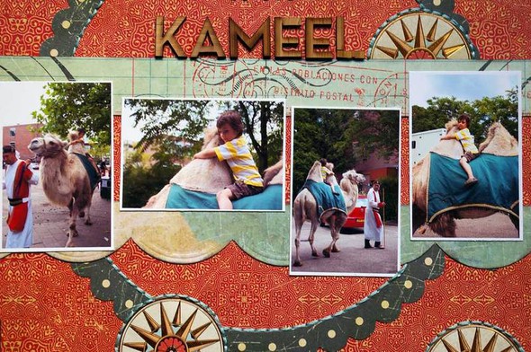 Camiel op een kameel (Camiel on a camel) by astrid gallery