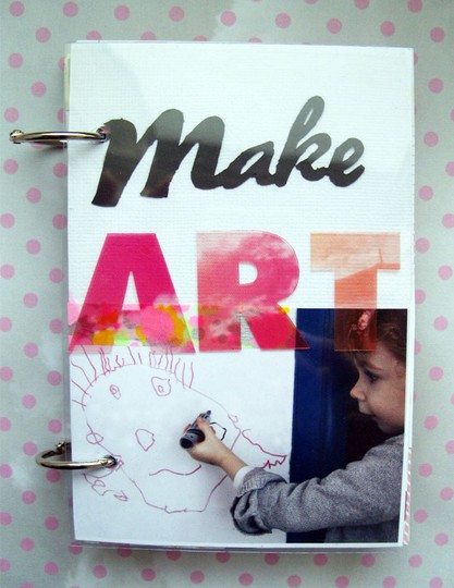 "Make Art" Minibook Part # 1