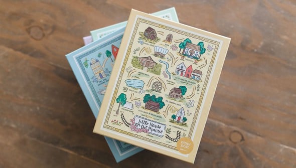 Little House on the Prairie Map - 500 Piece Jigsaw Puzzle gallery