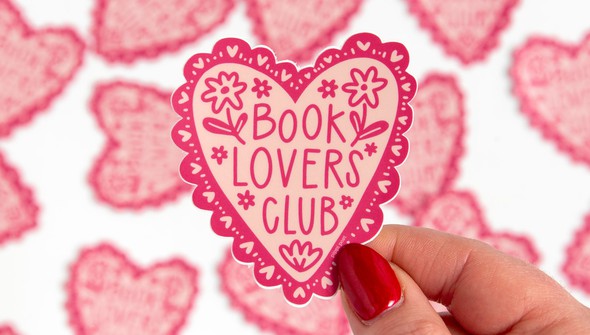 Book Lovers Club Decal Sticker gallery