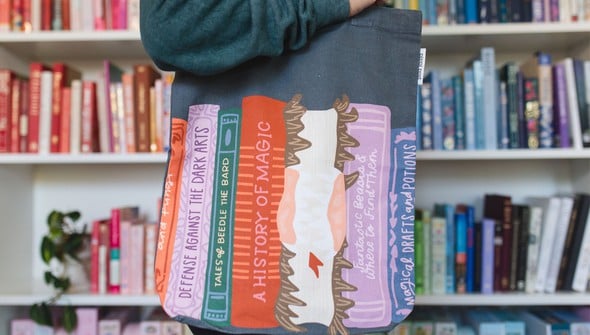 Magic School Textbooks Tote Bag gallery