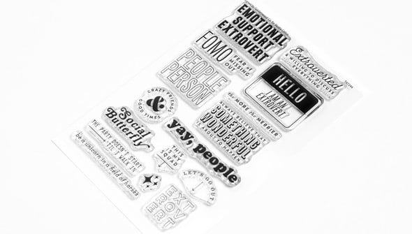 Stamp Set : 4×6 Extrovert gallery