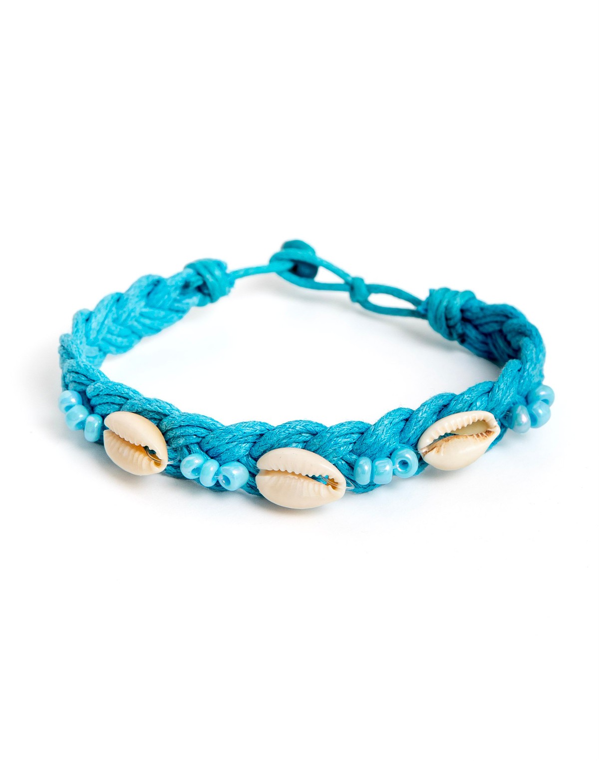 Braided Shell Bracelet - Blue item