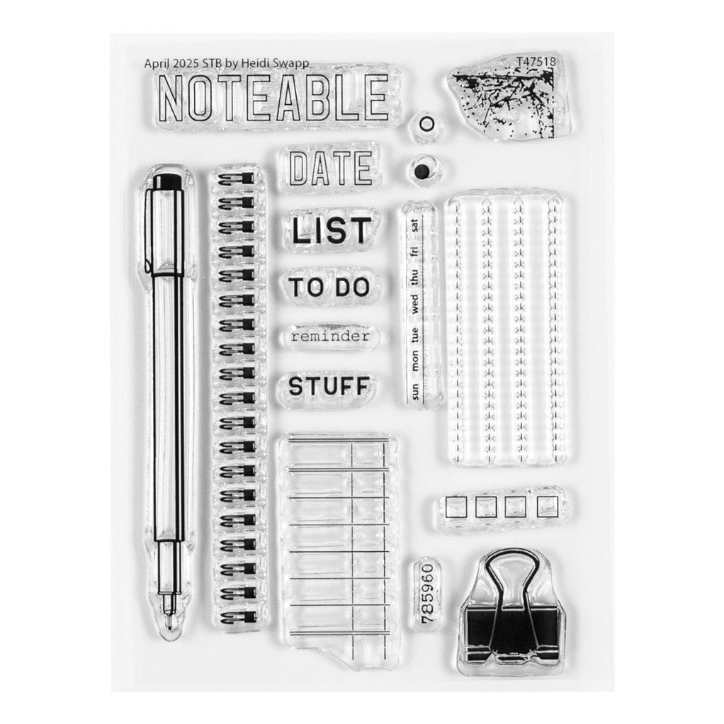Stamp Set : 3×4 Stop The Blur Stamp April 2025 item