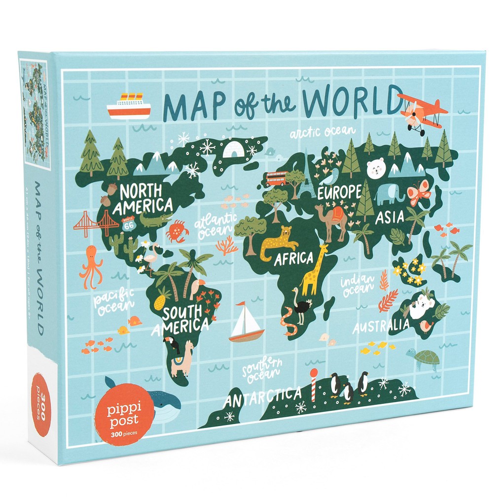 Map of the World - 300 Piece Jigsaw Puzzle item