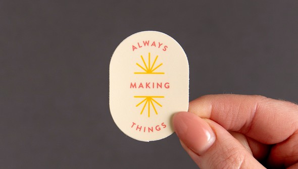 Always Making Things Decal Sticker gallery