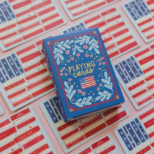 American Flag Books Deck of Playing Cards - Pippi Post