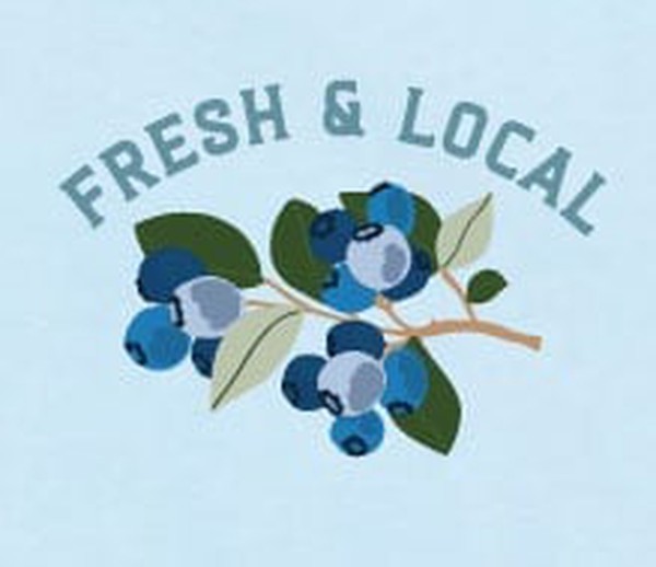 Blueberry Farmers Market Tee, 2 of 6