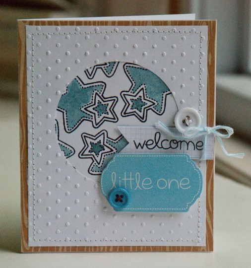 Welcome Little One Card & Envelopes