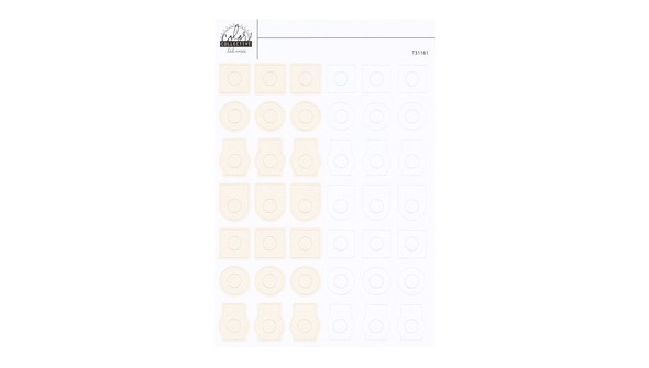 Color Collective 4x6 Reinforcer Stickers - White gallery