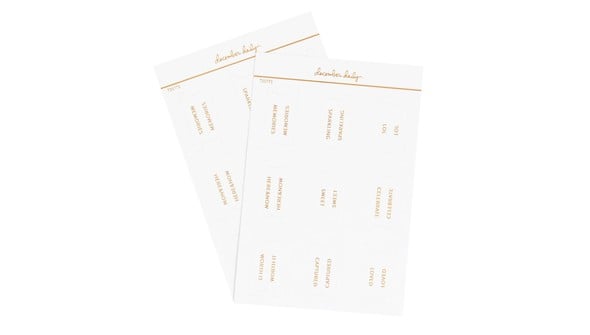 Gold Foil 4x6 Tab Sticker Sheets gallery