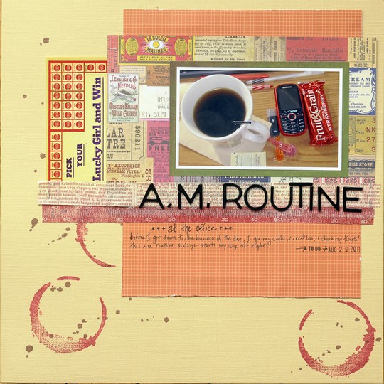 a.m. routine