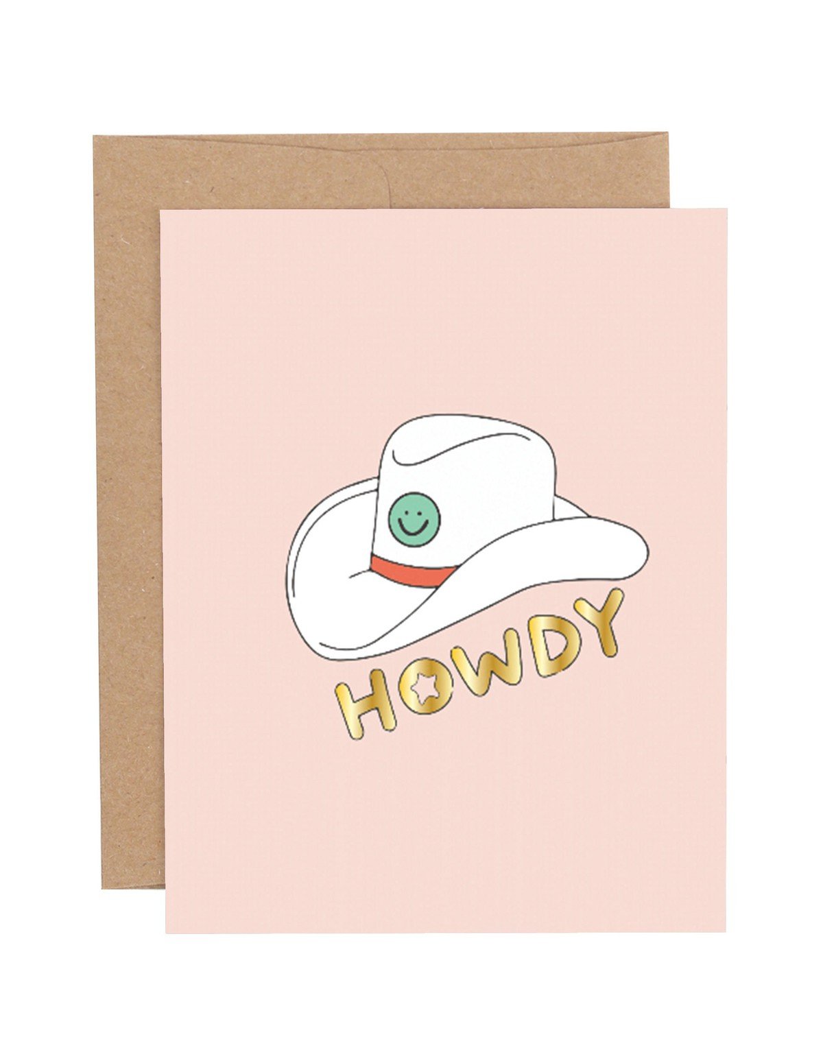 Howdy Western Greeting Card item