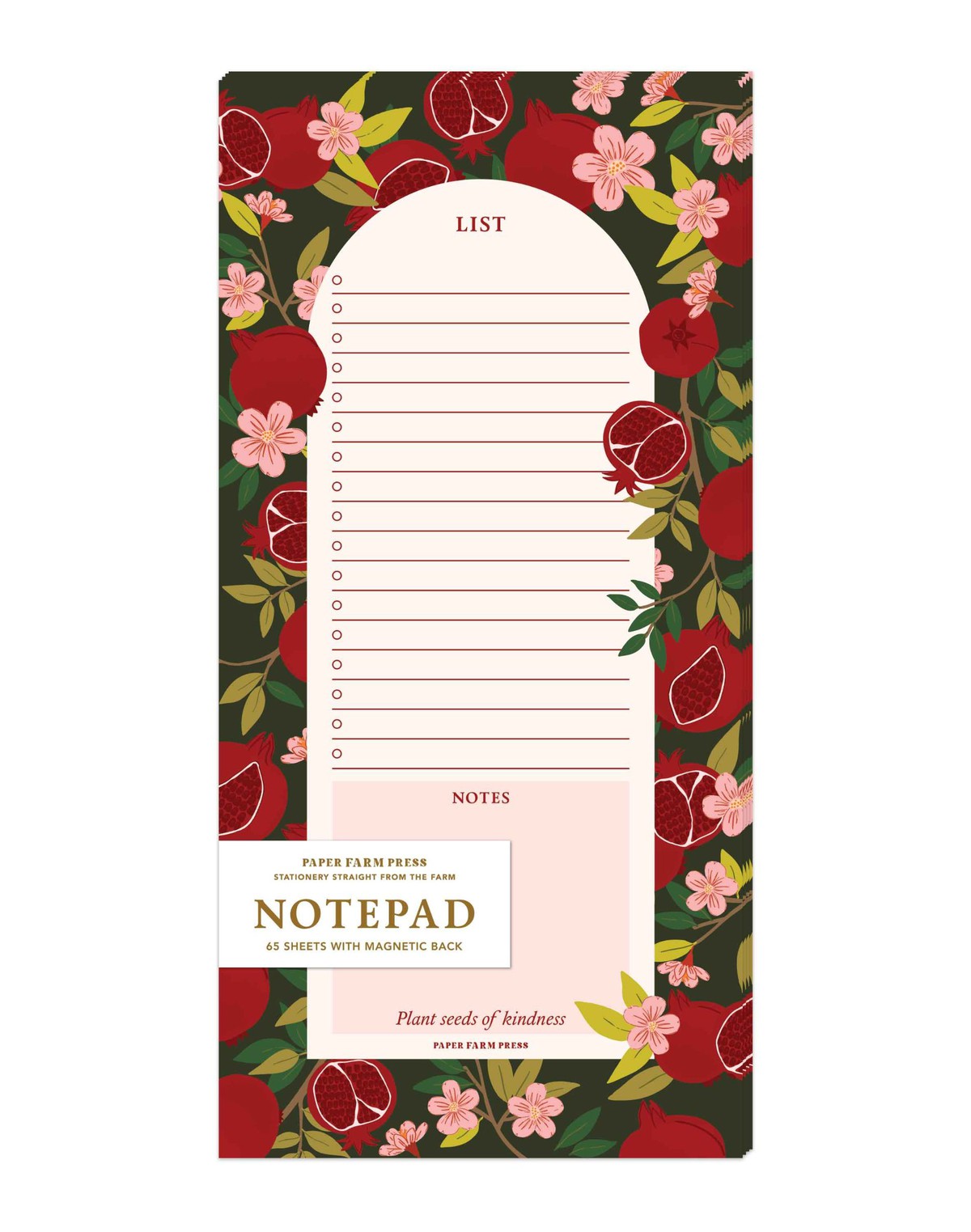 Pomegranate Market List Notepad item