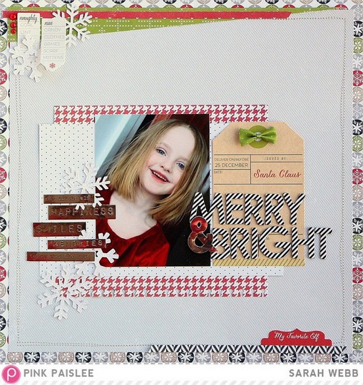 Merry & Bright *Pink Paislee*