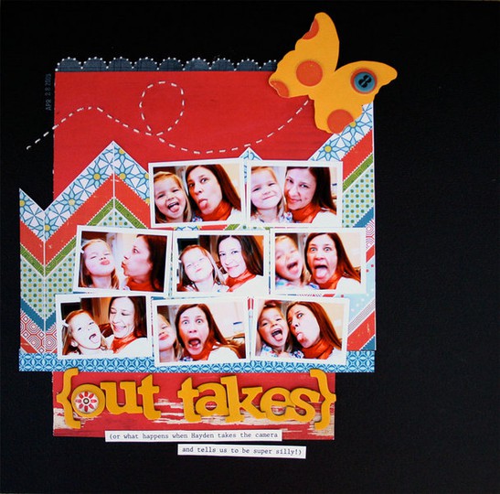 outtakes  •  {Scrapbook Trends Quick & Easy}