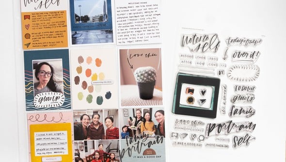 Stamp Set : 6×8 Notes To Self by Paislee Press gallery