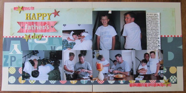 Happy Father's Day (2 page layout)