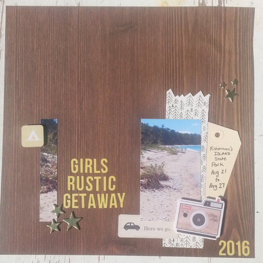 SC Sketch: Girls Rustic Getaway