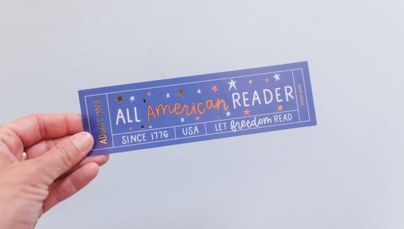 All American Reader Transparent Bookmark gallery
