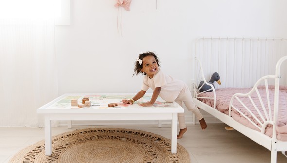 White Convertible Play Table gallery