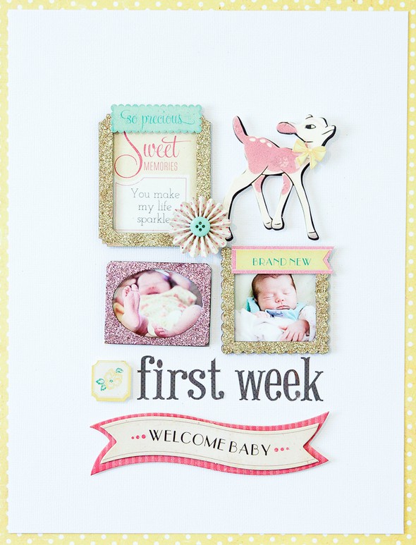 First Week - Gold Sparkles and Shine by tcochonneau gallery