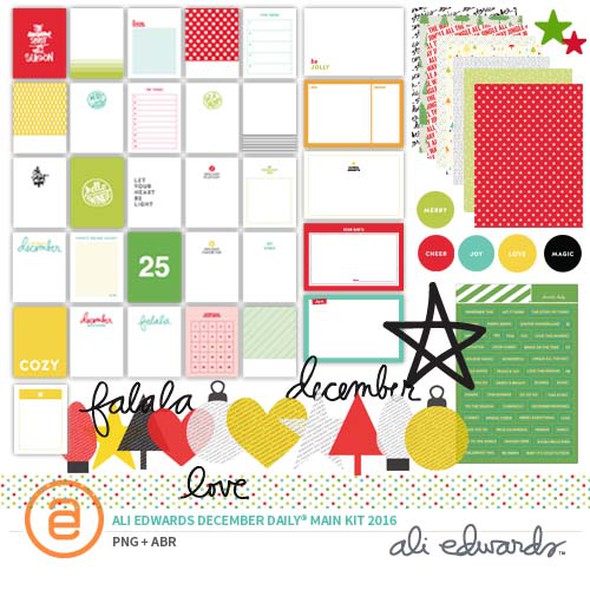 Ali Edwards Design Inc. | Digital Ali Edwards December Daily® Main Kit