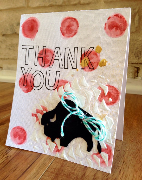 Wine Cork Stamping : a Thank You card by b_manies gallery