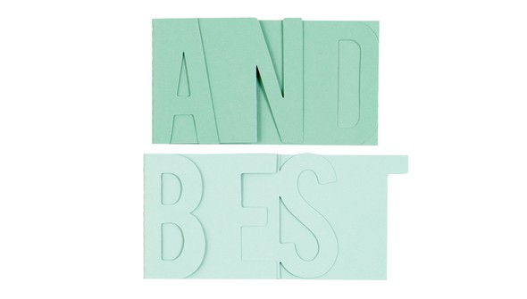 Color Collective Word Stacks - Minty gallery
