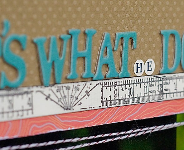 It's What He Does *Back 40 September kit* by kimberly gallery