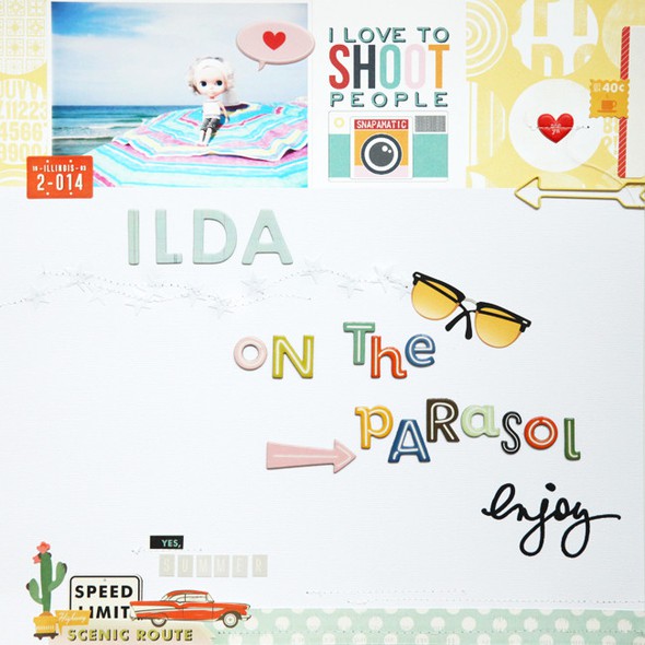 Ilda on the parasol  by JINAB gallery