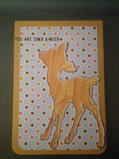 Deer card