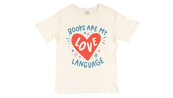 Books Are My Love Language - Pippi Tee - Ivory gallery