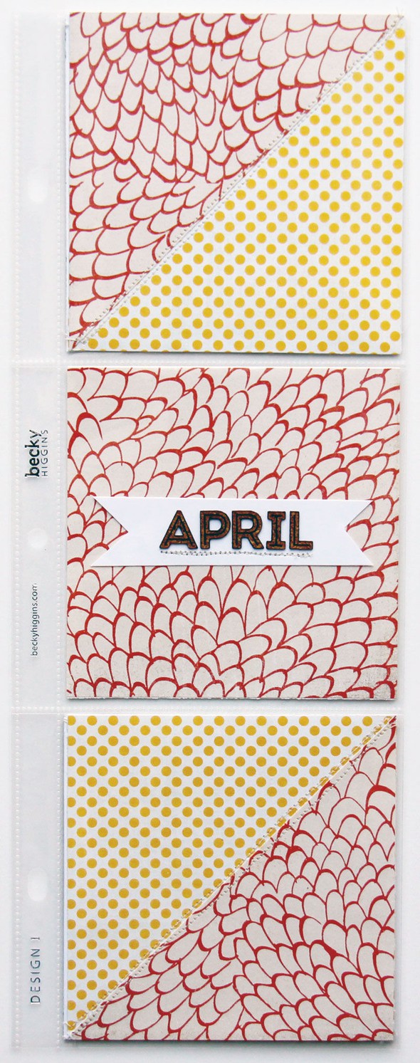 PROJECT LIFE MONTHLY DIVIDER - APRIL by kellyxenos gallery