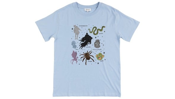 Magical Creatures - Pippi Tee - Dusty Blue gallery