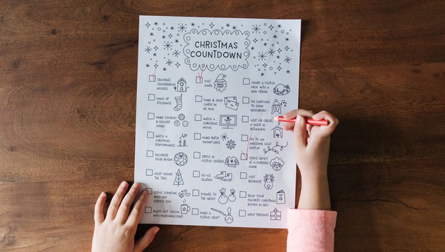 Christmas Countdown Printable Poster, 3 of 4