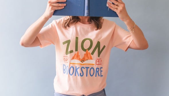 Zion Bookstore - Pippi Tee - Peachy Pink gallery
