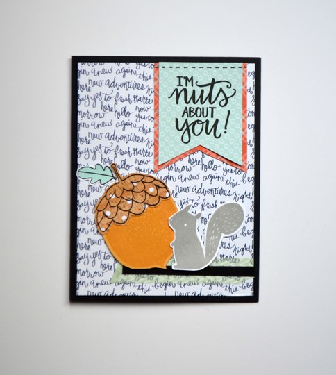 I'm Nuts About You Squirrel Card