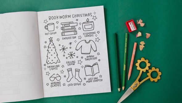 Merry Bookmas Holiday Coloring Book gallery