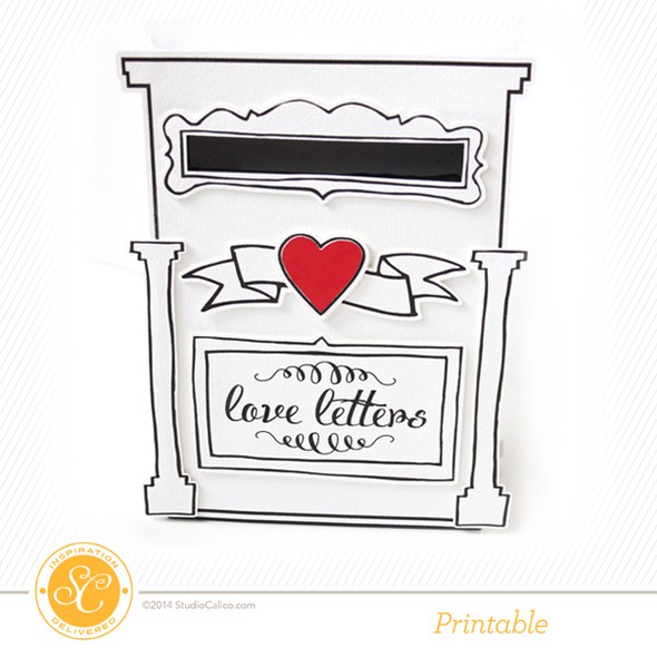 Valentine's Day Digital Letterbox Printable gallery