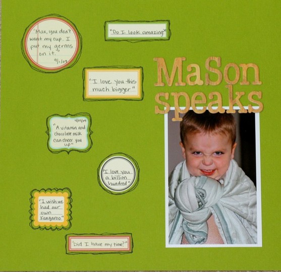 Mason speaks