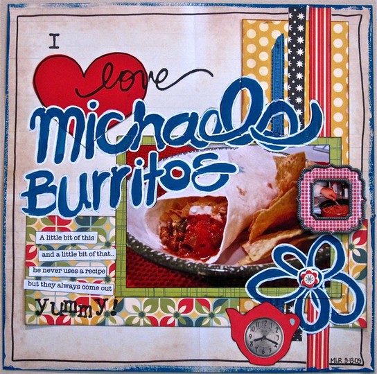 Favorite Food Layout - Michael's Burritos