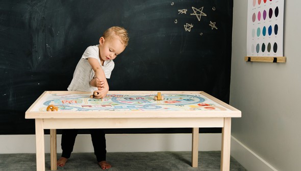 Natural Convertible Play Table gallery