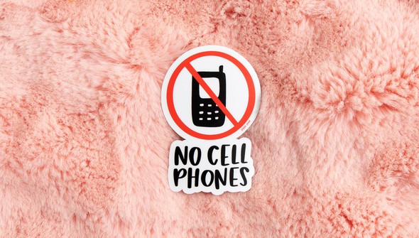 No Cell Phones Decal Sticker gallery