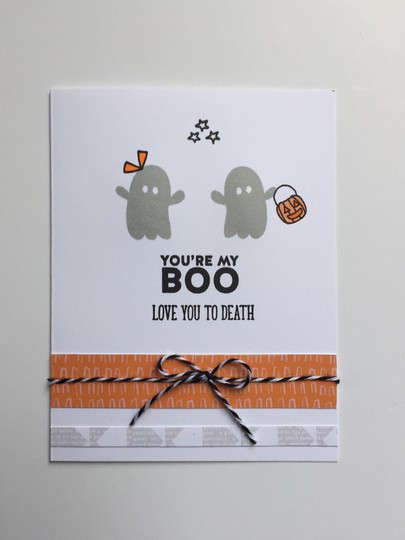 You're My Boo Halloween Card