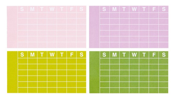 Calendar Notepad - 2×3.75 Brights gallery